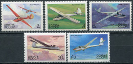 USSR 1982. History Of Soviet Gliders (MNH OG) Set Of 5 Stamps - Unused Stamps