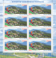 Russia 2023. Resorts Of The North Caucasus. Veduchi Resort (MNH OG) M/S - Unused Stamps