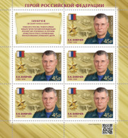 Russia 2023. Hero Of The Russian Federation E. Zinichev (MNH OG) M/S - Unused Stamps