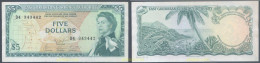 5336 GRAN BRETAÑA 1965 EASTERN CARIBBEAN 5 DOLLARS 1965 SIGNATURE 9 - Collections