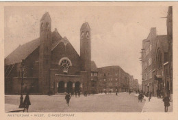 Amsterdam West Chasséstraat Levendig R.K. Kerk O.L.Vrouw Eeuwigdurende Bijstand # 1928    4880 - Amsterdam