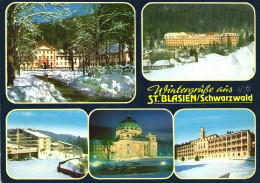ST. BLASIEN, SCHWARZWALD, MULTIPLE VIEWS, ARCHITECTURE, TOWER, GERMANY, POSTCARD - Waldshut-Tiengen