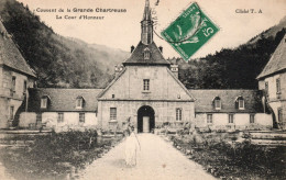 - 38 - Couvent De La Grande Chartreuse - La Cour D'Honneur -  Scan Verso - - Chartreuse