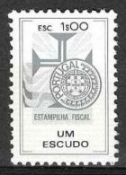Revenue, Portugal - Estampilha Fiscal, Série De 1990 -|- 1$00 - MNH - Neufs
