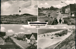 Gemeinde Sylt MB 4 Echtfoto-Ansichten Ua. Straßen U. Leuchtturm 1960 - Autres & Non Classés