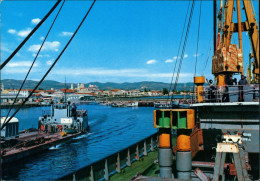 Limassol Λεμεσός Lemesós Schiffe Hafen Harbour Scene Frachtschiff Entladung 1975 - Chypre