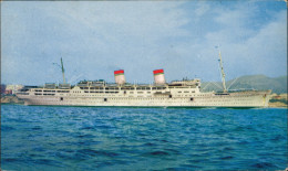 .Italien Italia Italia Navigazione Genova Schiff TN CONTE GRANDE BIANCAMANO 1958 - Autres & Non Classés
