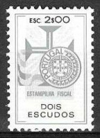 Revenue, Portugal - Estampilha Fiscal, Série De 1990 -|- 2$00 - MNH - Neufs
