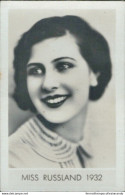 Bh17 Figurina Card Cpsm STAR Donne Piu' Belle Miss Russland Russia 1932 - Autres & Non Classés
