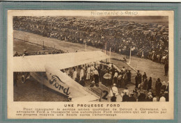 CPA - Thème: AVIATION , Aéroplane, FORD, Service Aérien, Automobile Ford - 1910 - Aviateurs