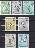1967 Aden - Arabie Du Sud - 7 Timbres - L'école D'équitation Espagnole De Vienne - Horses