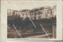 Bg485 Cartolina S.arcangelo Veduta Pisacani E Piazza Marocco Potenza - Potenza