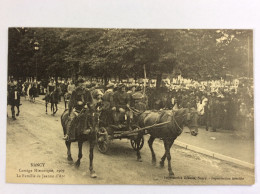 NANCY (54) : Cortège Historique 1909 - La Famille De Jeanne D'Arc -  Imprimeries Réunies - Manifestations