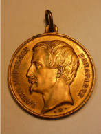 Louis Napoléon Bonaparte, 15 Aout 1852,1 ère Fête Nationale, Médaille Ancienne En Cuivre, Année 1852. - Autres & Non Classés