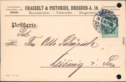  Crasselt & Pistorius, Dresden: Baumaterialien - Futtermittel - Düngemittel 1912 - Advertising