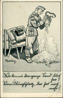 Ansichtskarte  Soldaten Humor, Ausschütteln Der Stiefel, Militär 1940 - Unclassified