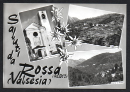 1967 - SALUTI  DA ROSSA - VALSESIA - ITALIE - Vercelli