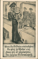 Ansichtskarte  Ankunft Soldaten, Frau Fällt Um Den Hals, Militaria 1940 - Unclassified