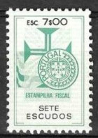 Revenue, Portugal - Estampilha Fiscal, Série De 1990 -|- 7$00 - MNH - Neufs