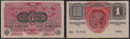 7619 AUSTRIA 1916 AUSTRIA HUNGARY 1 KRONEN 1916 - Austria
