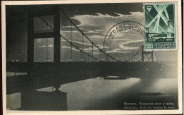 X0965 Jugoslavia, Maximum Card 1938, Belgrad.  Pont De Zemun, Bridge, Brucke - Bridges