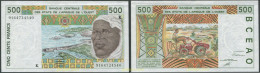 8091 SENEGAL 1991 SENEGAL WEST AFRICAN STATES 500 FRANCS 1981 SIGNATURE 22 - Senegal