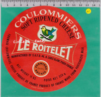 C1482 FROMAGE LE ROITELET FERMIERS REUNIS EURE ??? MARNE ??? - Cheese