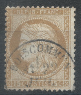 Lot N°83503   N°55, Oblitéré Cachet à Date De BOISCOMMUN(43), Indice 5 - 1871-1875 Cérès