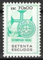 Revenue, Portugal - Estampilha Fiscal, Série De 1990 -|- 70$00 - MNH - Neufs