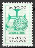Revenue, Portugal - Estampilha Fiscal, Série De 1990 -|- 90$00 - MNH - Neufs