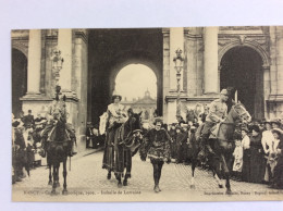 NANCY (54) : Cortège Historique 1909 - Isabelle De Lorraine -  Imprimeries Réunies - Manifestations