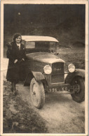 CP Carte Photo D'époque Photographie Vintage Automobile Voiture Auto Peugeot  - Non Classés