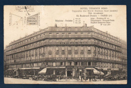75. Paris. Hôtel Terminus Nord (Hôtel Du Chemin De Fer Du Nord). En Face De La Gare Du Nord. 1924 - Cafés, Hôtels, Restaurants