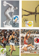 REPUBBLICA SAN MARINO 1996 MAXIMUN CARD SERIE COMPLETA 5 CARTOLINE CENTENARIO GIOCHI OLIMPICI - FDC