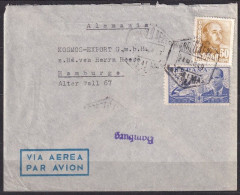 SPAIN. 1949/Las Palmas De Gran Canaria, Advertise Envelope/mixed Franking. - Lettres & Documents