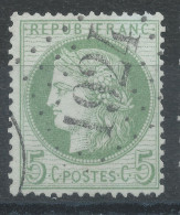 Lot N°83508   Variété/n°53, Oblitéré GC 1924 LAIGNES(20), Indice 4, Fond Ligné Horizontal - 1871-1875 Cérès
