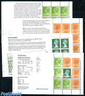 Great Britain 1980 Wedgewood 4 Booklet Panes, Mint NH - Unused Stamps