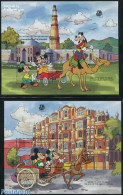 Saint Vincent & The Grenadines 1989 India 89, Disney 2 S/s, Mint NH, Art - Disney - Disney