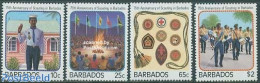 Barbados 1987 Scouting 4v, Mint NH, Sport - Scouting - Barbados (1966-...)