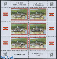 Austria 2008 Stamp Day M/s, Mint NH, Transport - Stamp Day - Ships And Boats - Ungebraucht