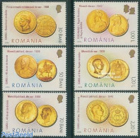 Romania 2006 History Of Coins 6v, Mint NH, Various - Money On Stamps - Unused Stamps