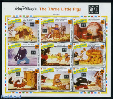 Saint Vincent 1995 Year Of The Pig, Disney 9v M/s, Mint NH, Various - New Year - Art - Disney - New Year