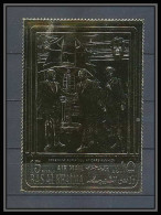 579/ Ras Al Khaima Pompidou Kennedy OR (gold Stamps) Red Cancel - Kennedy (John F.)