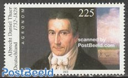 Germany, Federal Republic 2002 A.D. Thaer 1v, Mint NH, Health - Health - Art - Paintings - Unused Stamps