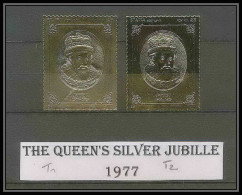 464a Staffa Scotland The Queen's Silver Jubilee 1977 OR Gold Stamps Monarchy United Kingdom James 1 Type 1&2 Neuf** Mnh - Familles Royales