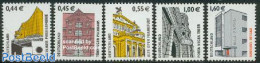 Germany, Federal Republic 2002 Definitives, Architecture 5v, Mint NH, Performance Art - Theatre - Art - Architecture -.. - Unused Stamps