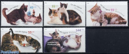 Germany, Federal Republic 2004 Youth, Cats 5v, Mint NH, Nature - Cats - Unused Stamps