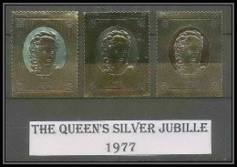 442a Staffa Scotland The Queen's Silver Jubilee 1977 OR Gold Stamps Monarchy United Kingdom Anne Type 1/2/3 Neuf** Mnh - Familles Royales