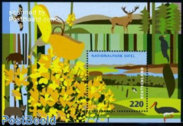 Germany, Federal Republic 2009 Nature Park Eifel S/s, Mint NH, Nature - Animals (others & Mixed) - Birds - Deer - Unused Stamps