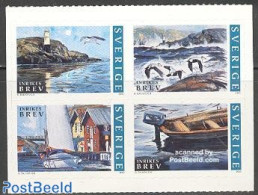 Sweden 2002 Bohuslan 4v, Mint NH, Nature - Transport - Various - Birds - Ships And Boats - Lighthouses & Safety At Sea.. - Neufs